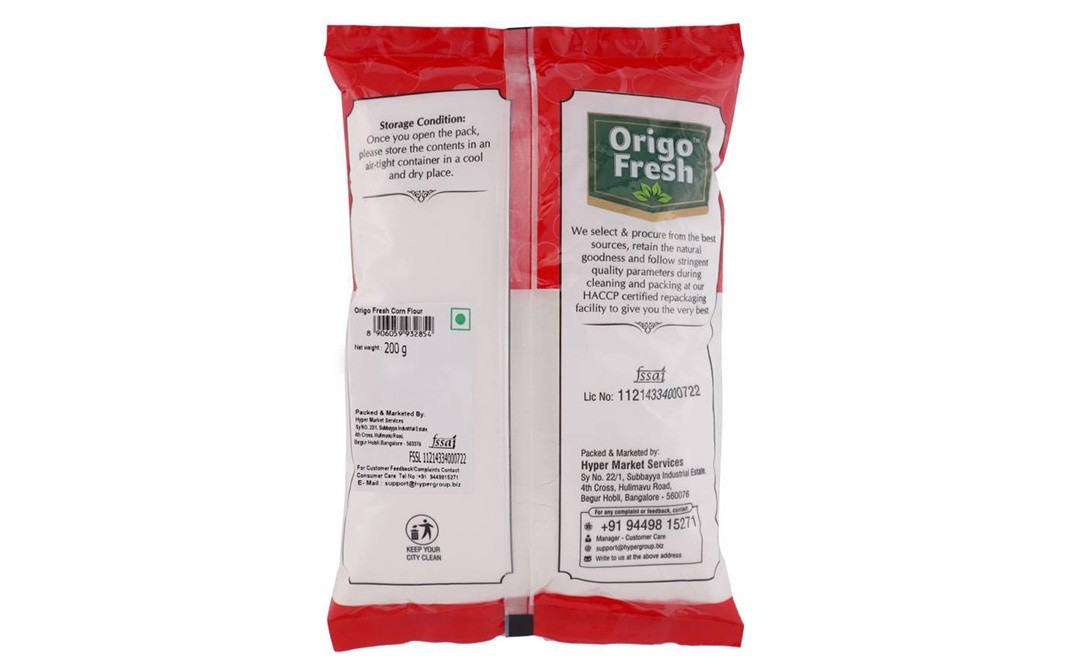 Origo Fresh Corn Flour    Pack  200 grams